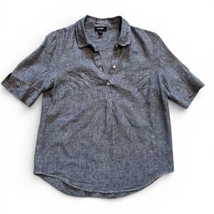 Lord & Taylor Linen Pullover Shirt